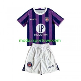 Koszulka Toulouse Dziecięcy Wyjazdowe Stroje Piłkarskie 2023/24 Krótki Rękaw